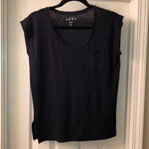 Navy blue top
